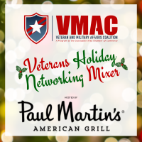 VMAC Veteran's Holiday Networking Mixer at Paul Martin's American Grill