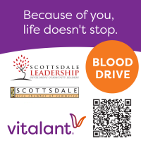 Vitalant Blood Drive Sponsored by Scottsdale Leadership & Scottsdale Area Chamber of Commerce