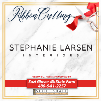 Ribbon Cutting - Stephanie Larsen Interiors