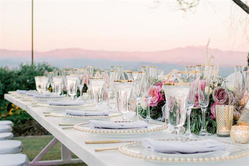 ADERO offers a beautiful backdrop for your wedding on the Four Peaks Lawn.