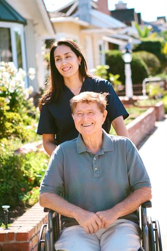 Our trained and vetted aides help with all activities of daily living:  dressing, transferring, mobility, showering, toileting, and more. 