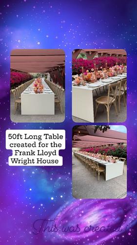 COMMISSIONED WORK AT FRANK LLOYD WRIGHT HOUSE.  