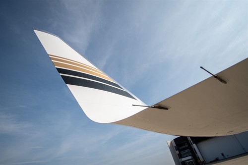 Paradise Jets aircraft wingtip