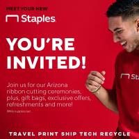 Staples To Host Ribbon Cutting Events To Introduce Reimagined Scottsdale Stores 