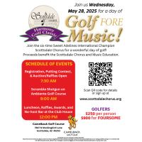 Join the Scottsdale Chorus for a fun-filled day of golf, food, singing, and prizes!