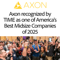 Axon recognized by TIME as one of America’s Best Midsize Companies of 2025