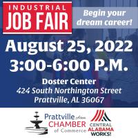 Prattville Chamber, Central AlabamaWorks! to Host Industrial Job Fair This Week 