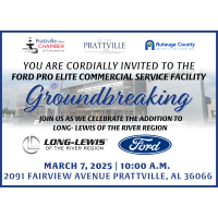  Prattville Chamber to Host Groundbreaking for Ford Pro Elite Commercial Service Facility by Long-Le