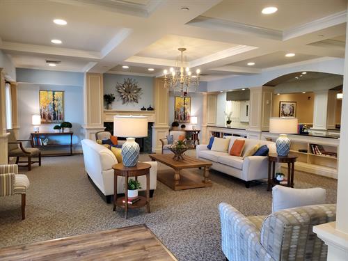 Newly renovated lobby area