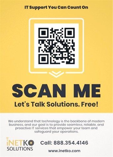 Let's talk solutions! Scan Me!
