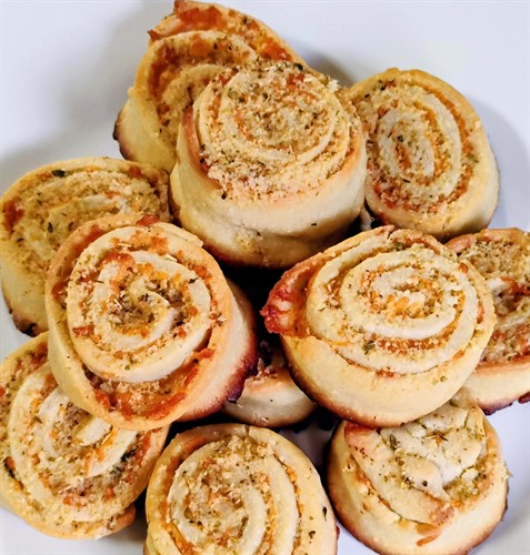 Cheese & Bacon Pin Wheels