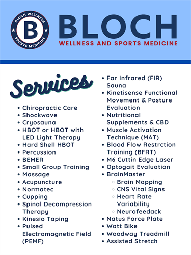 So many great services, something for everyone & every NEED