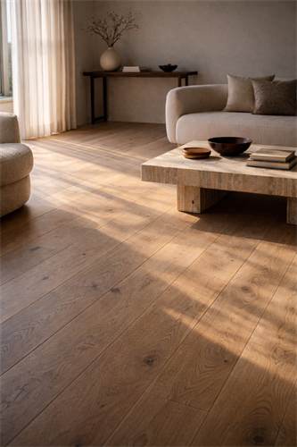 Wood floor in living room
