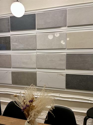 tile in showroom