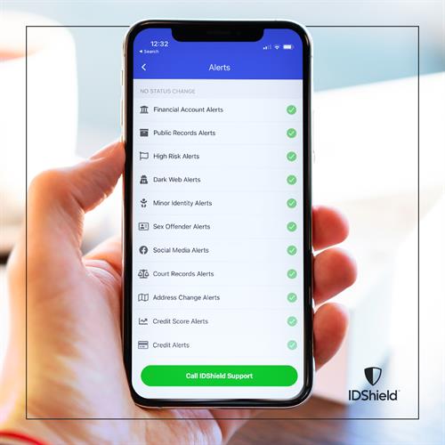  Get alerts in real time on the IDShield app! Cybesecurity Award Winner Best ID Theft Protection & Restoration #techtips #easyapp