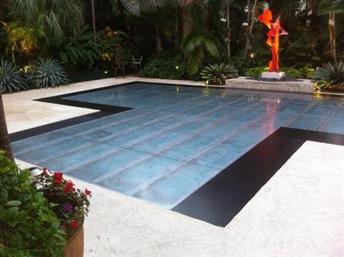 Acrylic Pool COvers Extends you space and give it a WOW factor !