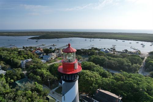 Sunrise at Saint Augustine, FL Lighthouse