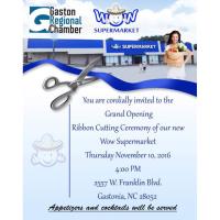 Ribbon Cutting -- WOW Supermarket