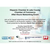 Hispanic Chamber of Lake County After Hours Presented by North Park University & University Center of Lake County!  