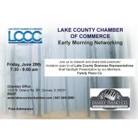LAKE COUNTY CHAMBER MONTHLY EARLY MORNING NETWORKING 