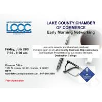 LAKE COUNTY CHAMBER MONTHLY EARLY MORNING NETWORKING EVENT