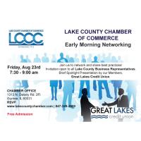 LAKE COUNTY CHAMBER MONTHLY EARLY MORNING NETWORKING  EVENT 