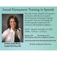 Sexual Harassment Training in SPANISH