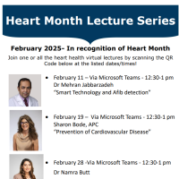 Cardiovascular Virtual Lecture Series with Advocate Health (1/3)