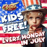 Kids FREE Every Monday in July!