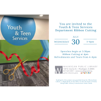 Youth & Teen Services Dept. Ribbon Cutting