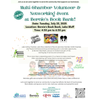 Multi-Chamber Volunteer & Networking Event @ Bernie's Book Bank