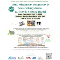 Multi-Chamber Volunteer & Networking Event @ Bernie's Book Bank