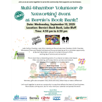 Multi-Chamber Volunteer & Networking Event @ Bernie's Book Bank