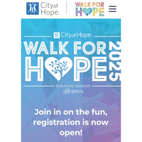 City of Hope Walk for Hope 2025