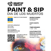 Dia De Los Muertos Paint & Sip w/ Heart of the City