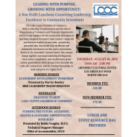 NON PROFIT LUNCHEON & SUMMIT: A LAKE COUNTY CHAMBER OF COMMERCE ANNUAL EVENT