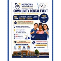 Community Dental Event at Meadows Family Dentistry Saturday August 1