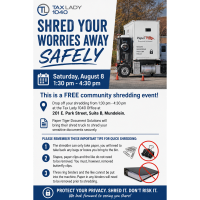 Shred Your Worries Away: A TAXLADY 1040 Event