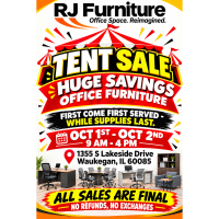RJ FURNITIRE TENT SALE
