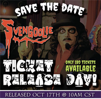 Svengoolie Meet & Greet Ticket Release Day!