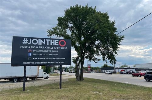 Green Bay Road billboard, just north of Sunset, facing north