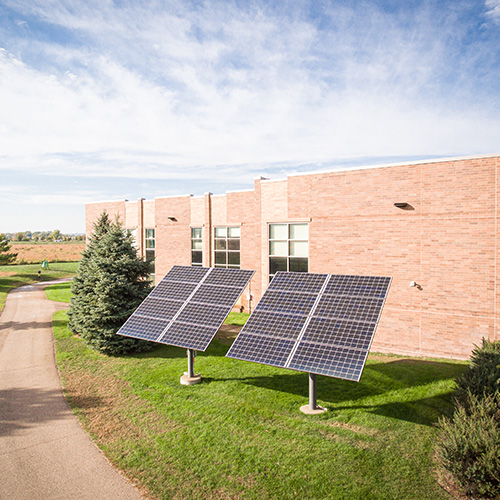 Top-of-Pole-Mount Solar for Eagle Creek Elementary