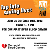 Member Event: Nine Mile Blood Drive
