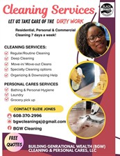 BGW Cleaning & Personal Cares, LLC