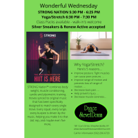 Wednesday Strong & Yoga/Stretch @ DWSD FItness - Dance with Steve and Donna