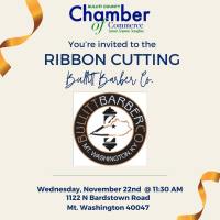 Ribbon Cutting - Bullitt Barber Co.