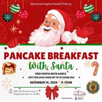 Pancake Breakfast with Santa