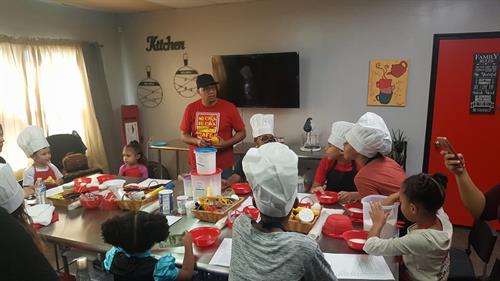 Children's cooking class