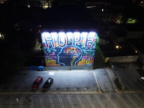 Hope Mural at Mosaic House