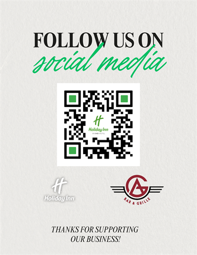 Follow us on Social Media!